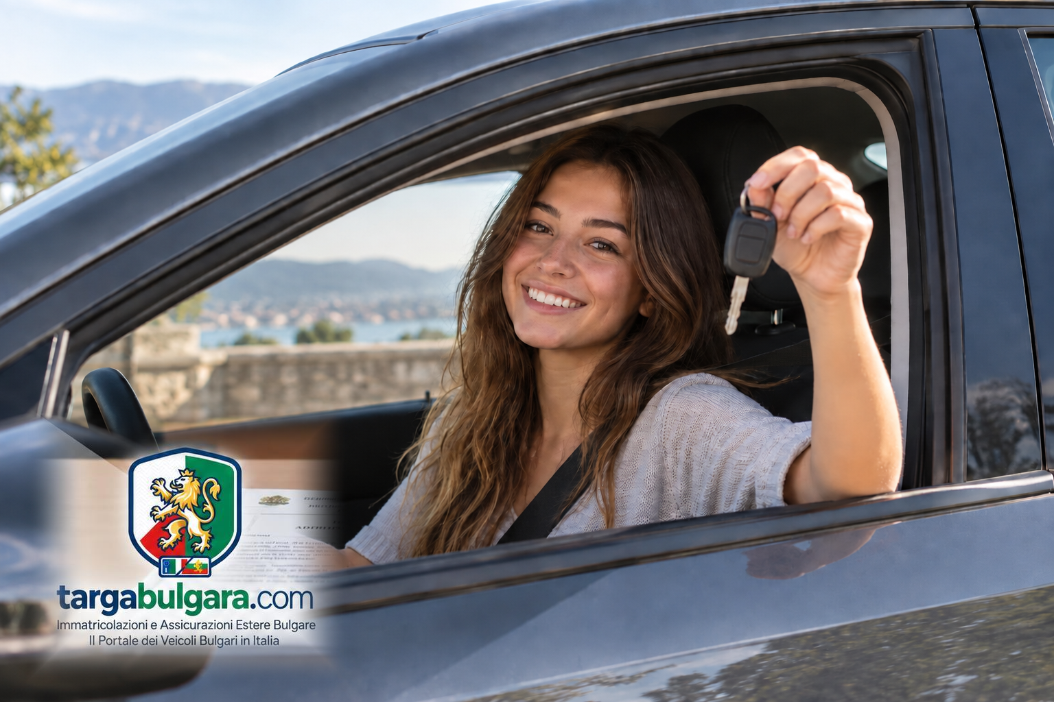 assicurazione bulgara neopatentati costo economico evita 14a classe risparmio rca giovani: immagine informativa per chi cerca «rc auto estero» e «rca all estero», con riferimento a documenti, assicurazione, immatricolazione, verifica e consulenza per un veicolo con targa estera in Italia.