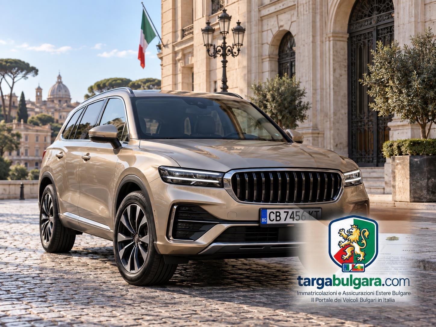 dove fare assicurazione auto bulgara legale italia 2026 risparmio come evitare il superbollo data certa art 93 bis: immagine informativa per chi cerca «macchina rumena in italia» e «macchina straniera in italia», con riferimento a documenti, assicurazione, immatricolazione, verifica e consulenza per un veicolo con targa estera in Italia.